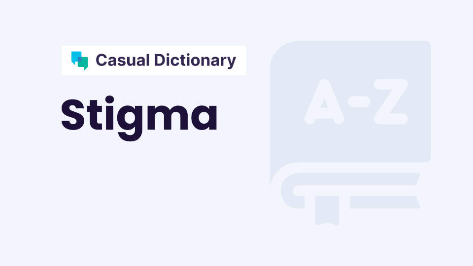 Stigma | Expression in English