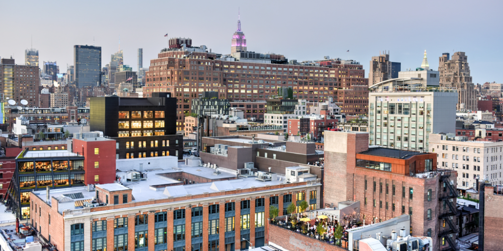 A view of the Meatpacking District in New York City.