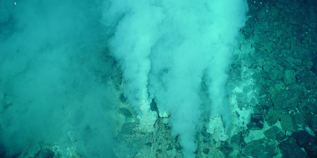Hydrothermal vents off the coast of Portugal