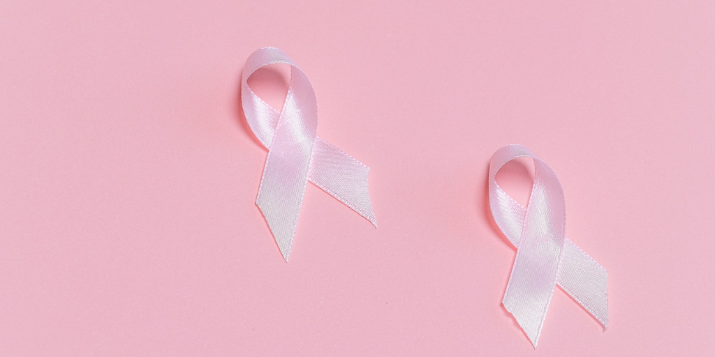 Light pink ribbons raise awareness for breast cancer