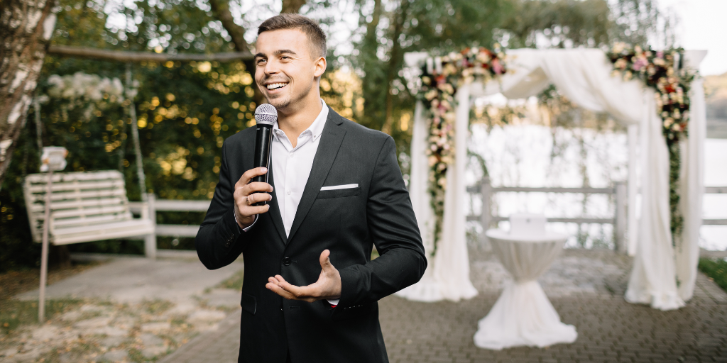 It's acceptable to take some liberties with the truth when giving a speech at a wedding: you only want to include the good details!