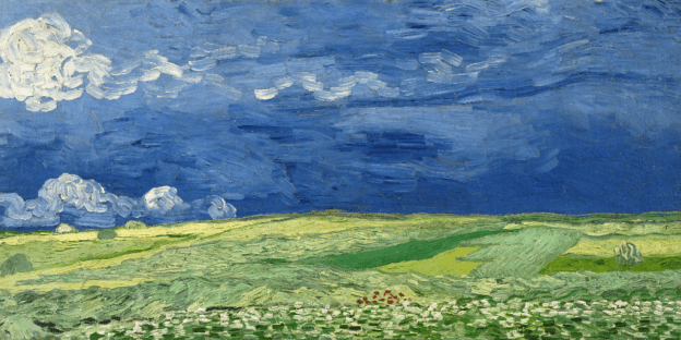 Van Gogh's "Wheatfield under thunderclouds"