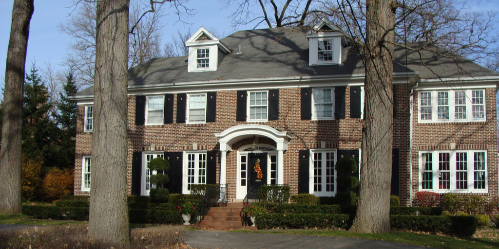 The house where the movie "Home Alone" was filmed