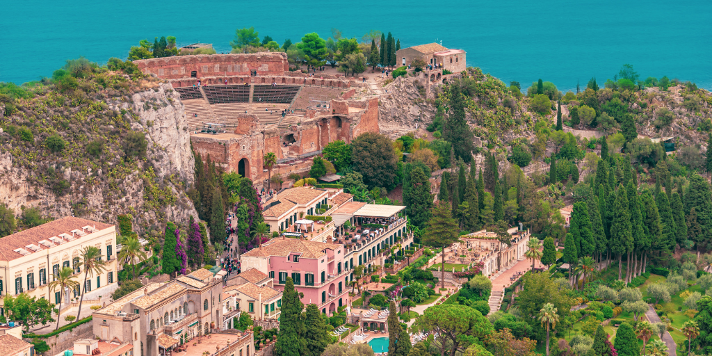 Taormina, a town in Sicily, where Season 2 was filmed