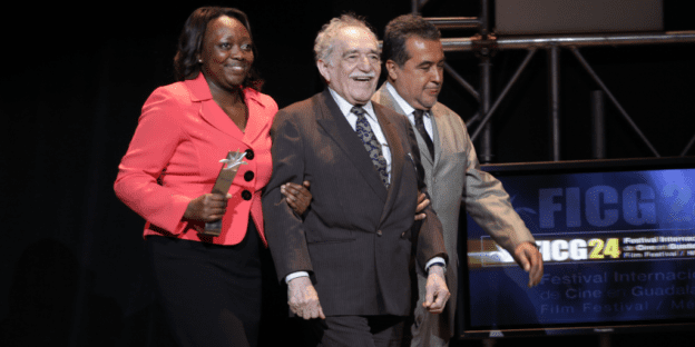 Gabriel García Márquez with Paula Moreno