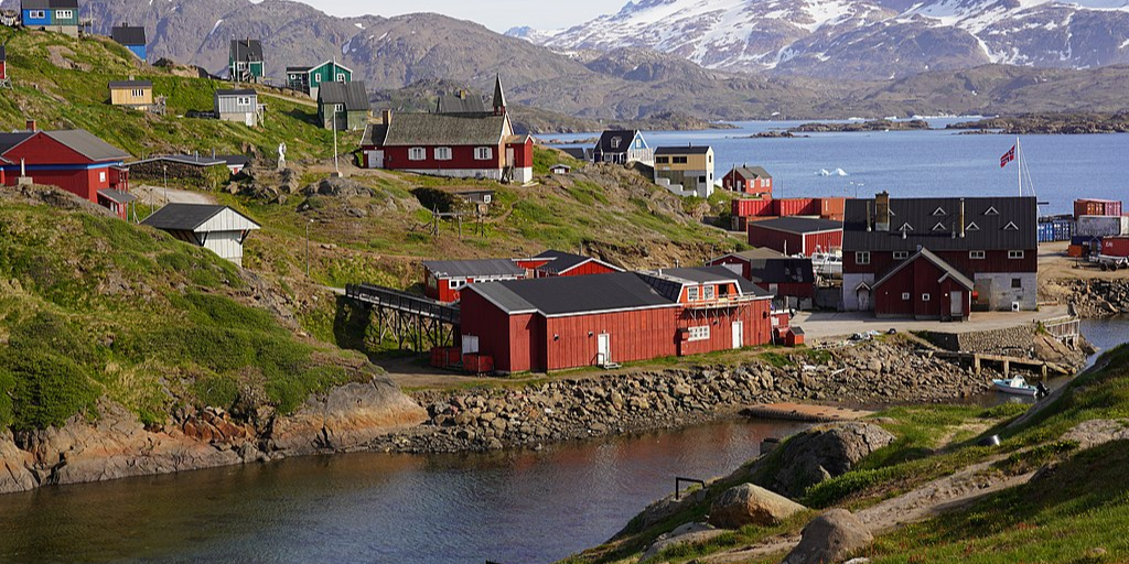 A few of a town in Greenland