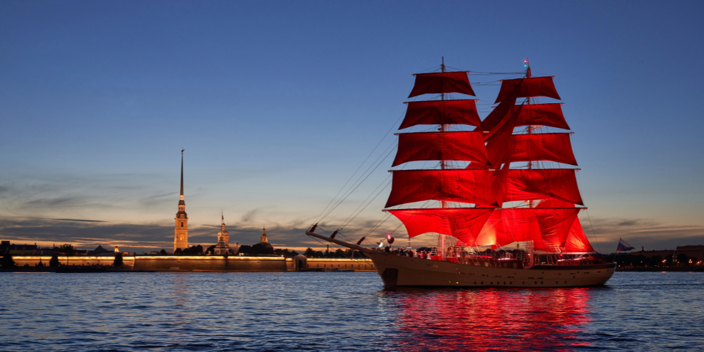 Photo of the Scarlet Sails in St. Petersburg, Russia