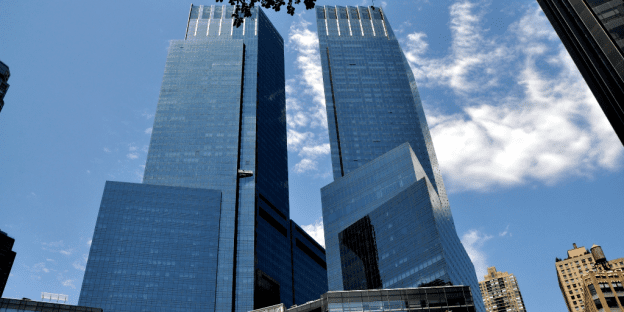 The Time Warner Center in New York is one place that the world's super-rich store their wealth in American real estate.
