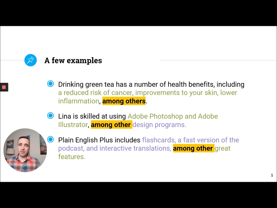 among-other-examples-english-video-lesson-plain-english